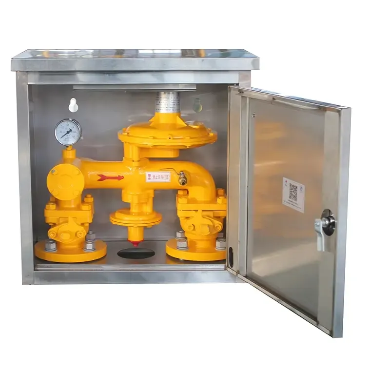 gas pressure reducing station