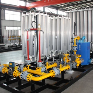 Natural gas filter separation